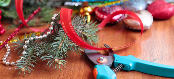 holiday wreath craft