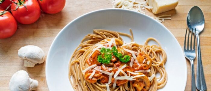 Whole wheat spaghetti