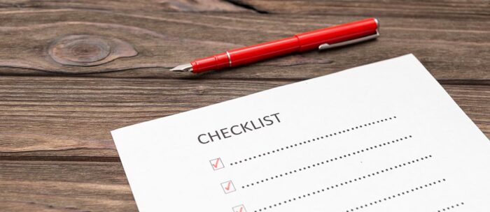 senior living checklist