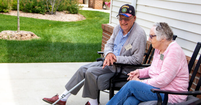 Veteran and wife at StoryPoint