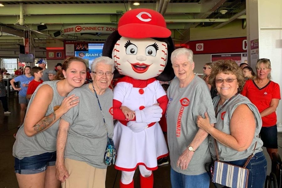 StoryPoint residents at a baseball game