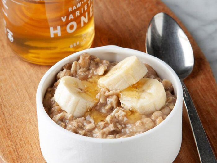 oatmeal with bananas