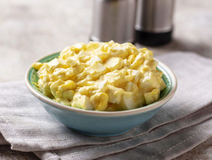 egg salad in a bowl