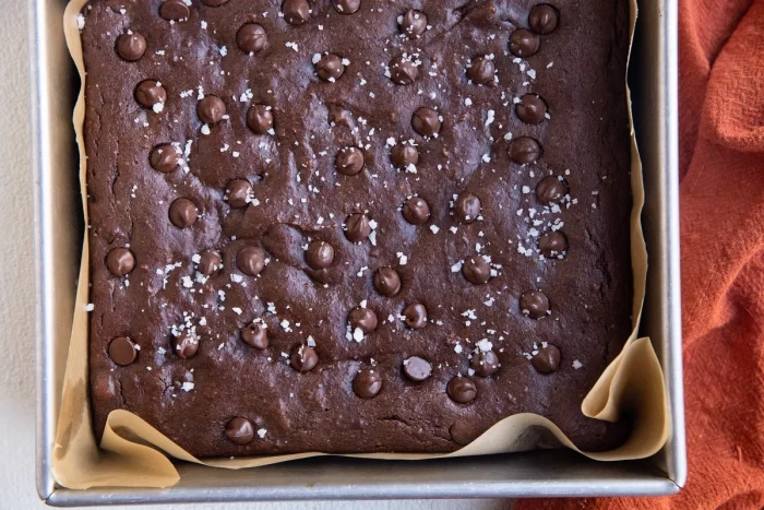 healthy baked sweet potato brownie 