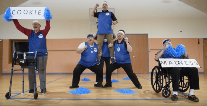 independence village of Plymouth residents video for cookie madness