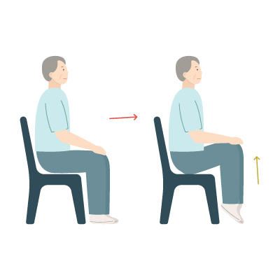 seated calf raises chair exercise for seniors