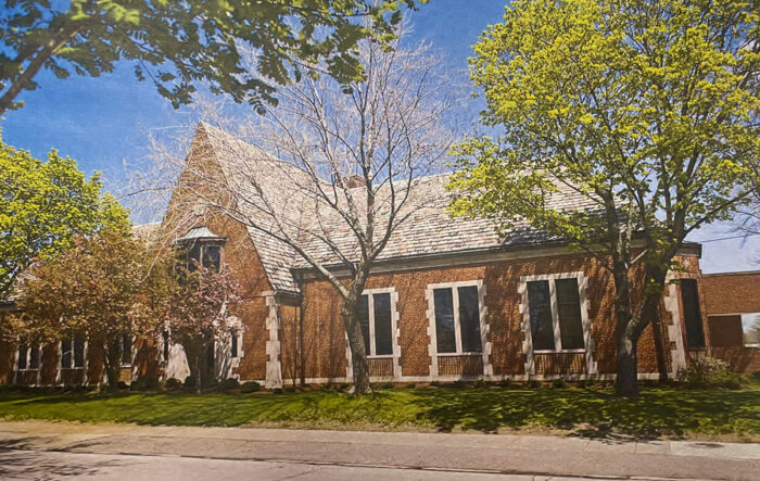 west park branch library exterior