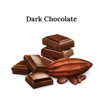dark chocolate graphic