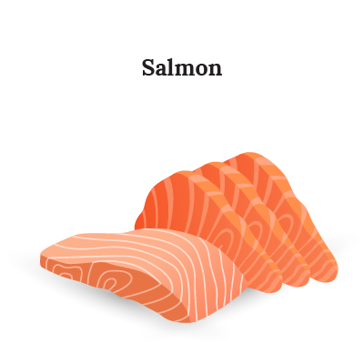 salmon graphic