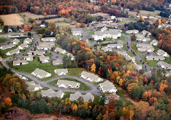 community aerial view