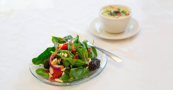 StoryPoint dining salad and soup