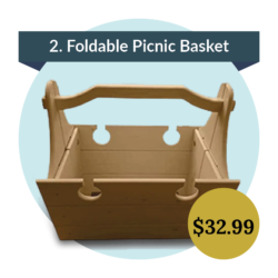 foldable picnic basket