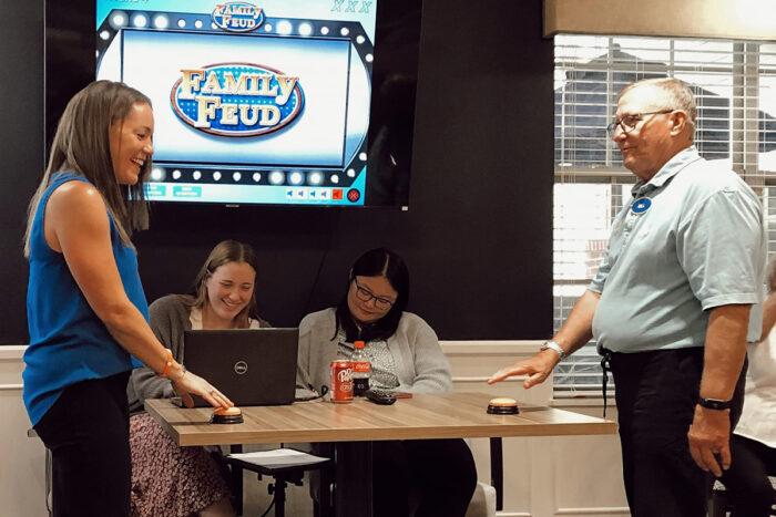 resident playing family feud
