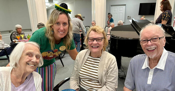 StoryPoint Rockford residents smiling with the executive director