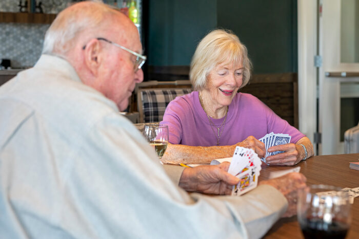StoryPoint residents playing cards