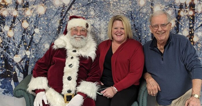 StoryPoint Resident with Santa