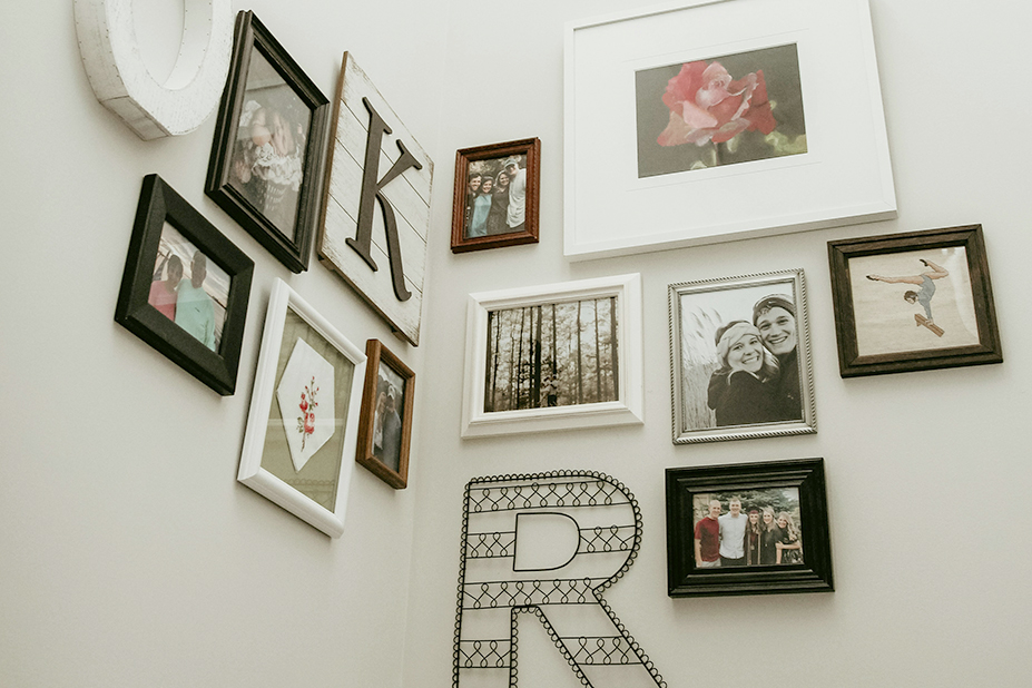 generational photo wall 