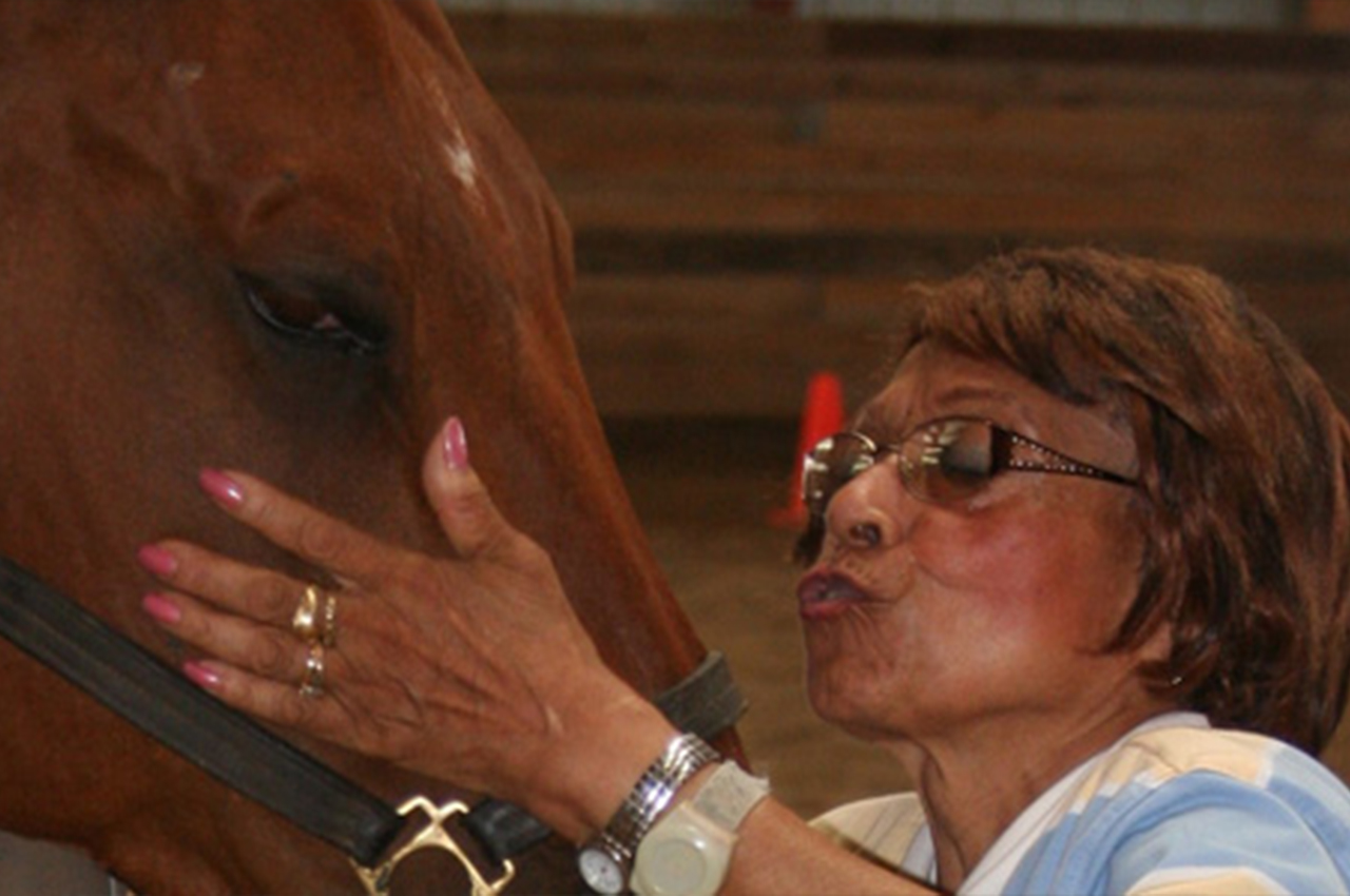 StoryPoint Gahanna resident with a horse